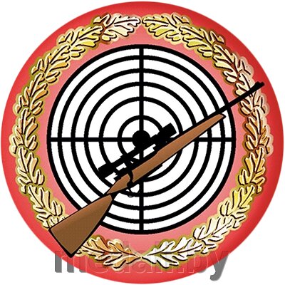 Акриловая эмблема Стрельба/ружье 1379-025-000 от компании ЧП «Квадроком-пром» - фото 1