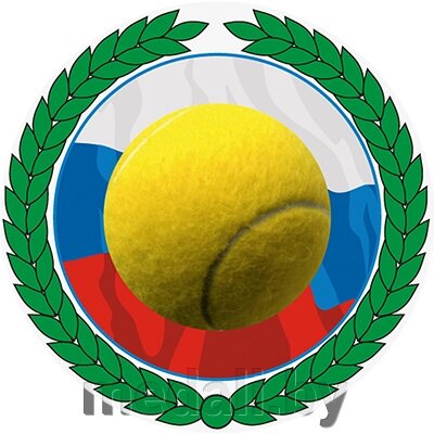 Акриловая эмблема теннисный мяч 1392-025-004 от компании ЧП «Квадроком-пром» - фото 1