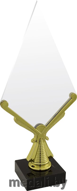 Акриловая награда Четырехугольник 1708-042-701 от компании ЧП «Квадроком-пром» - фото 1