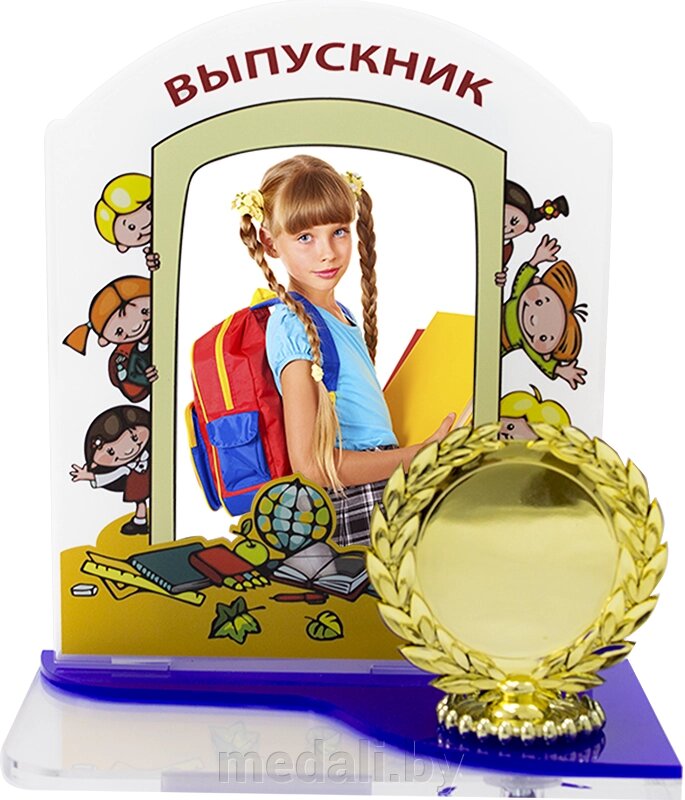 Акриловая награда-фоторамка Выпускник 1755-200-000 от компании ЧП «Квадроком-пром» - фото 1