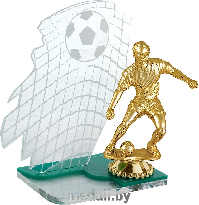 Акриловая награда Футбол 1730-160-000 от компании ЧП «Квадроком-пром» - фото 1