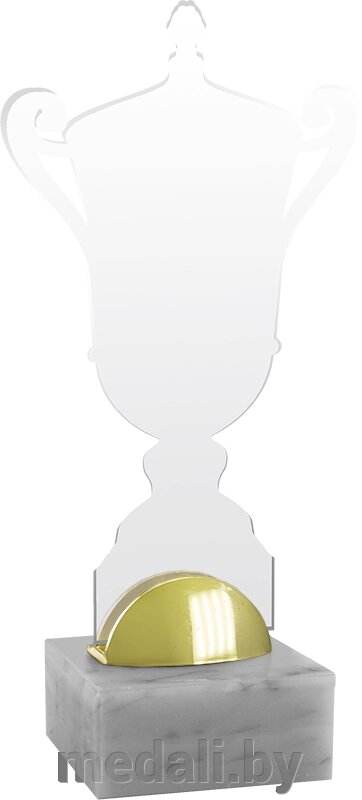 Акриловая награда Кубок 1708-044-701 от компании ЧП «Квадроком-пром» - фото 1
