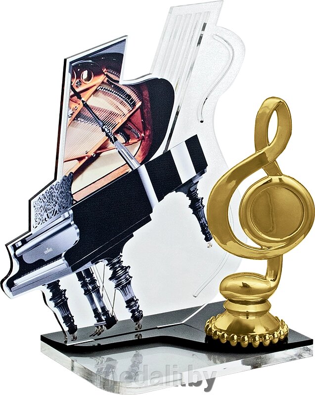 Акриловая награда музыка 1726-185-000 от компании ЧП «Квадроком-пром» - фото 1