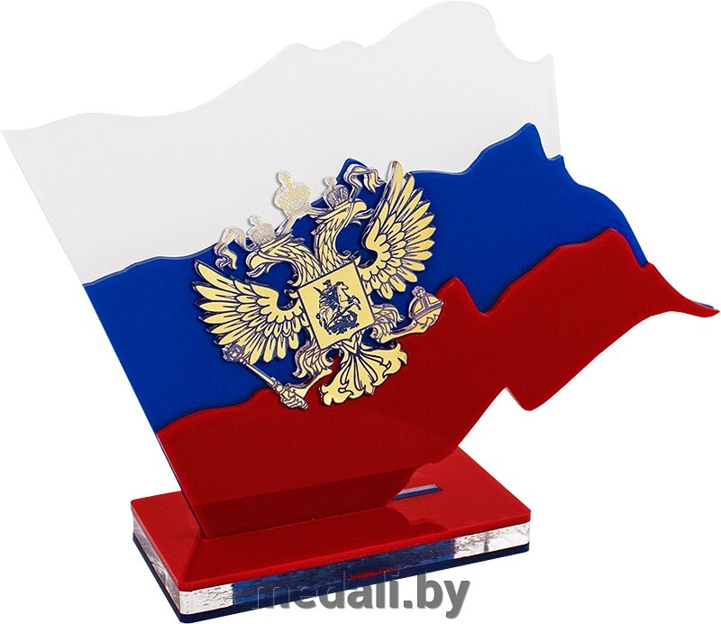 Акриловая награда Россия 1747-175-000 от компании ЧП «Квадроком-пром» - фото 1