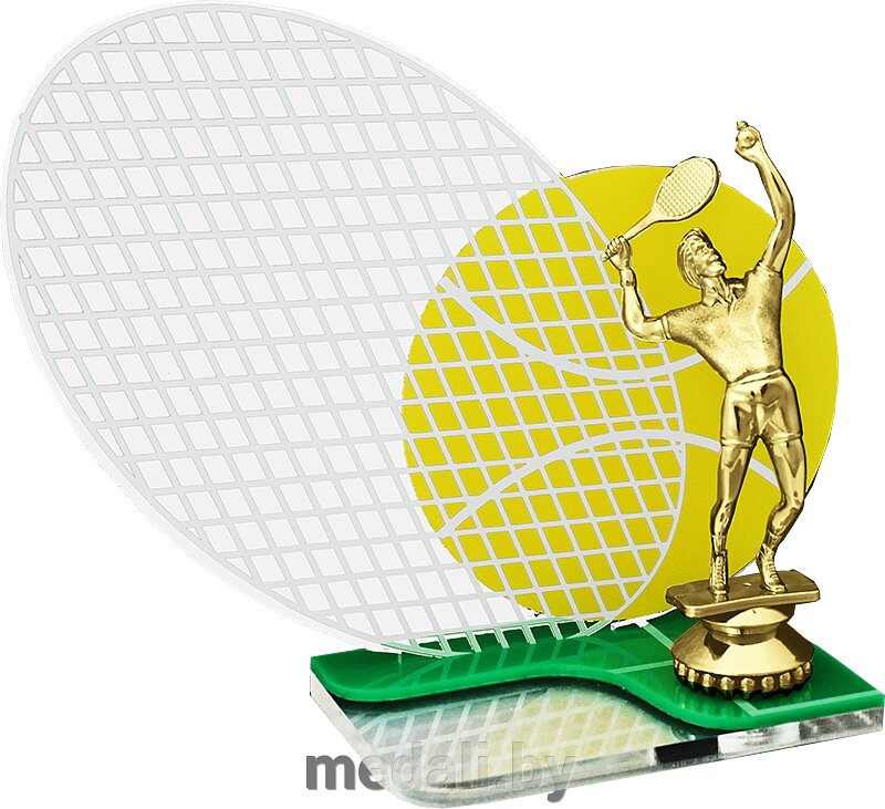 Акриловая награда Теннис 1731-170-000 от компании ЧП «Квадроком-пром» - фото 1