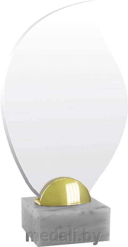 Акриловая награда в сборе Лепесток 1708-034-701 от компании ЧП «Квадроком-пром» - фото 1
