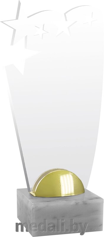 Акриловая награда в сборе Звезды 1708-023-701 от компании ЧП «Квадроком-пром» - фото 1