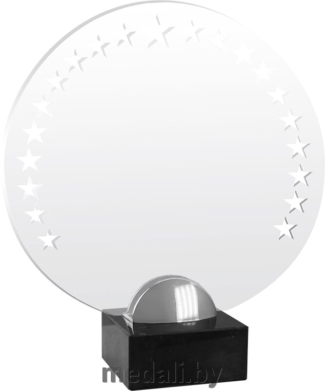 Акриловая награда в сборе Звезды 1708-029-702 от компании ЧП «Квадроком-пром» - фото 1