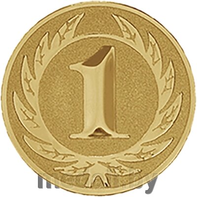 Эмблема 1 место золото, 25 мм 1103-025-101 от компании ЧП «Квадроком-пром» - фото 1