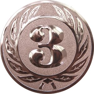 Эмблема 3 место бронза, 25 мм 1105-025-301