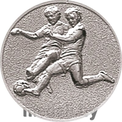 Эмблема футбол серебро, 25 мм от компании ЧП «Квадроком-пром» - фото 1