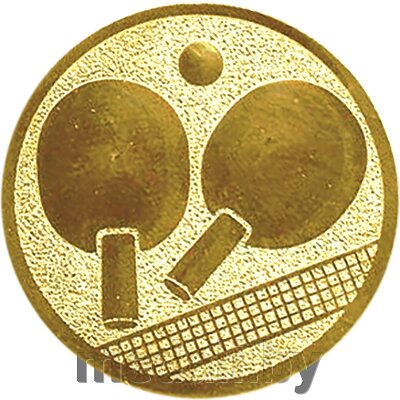 Эмблема настольный теннис 1115-050-101 от компании ЧП «Квадроком-пром» - фото 1