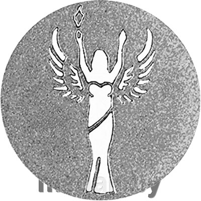 Эмблема Ника серебро, 25 мм от компании ЧП «Квадроком-пром» - фото 1