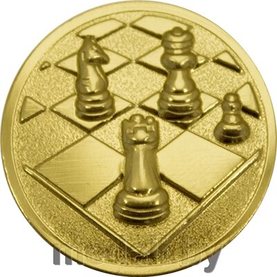Эмблема шахматы, 25 мм от компании ЧП «Квадроком-пром» - фото 1