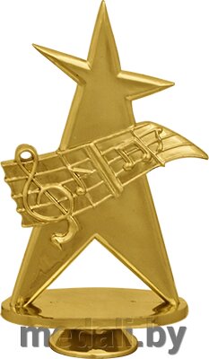 Фигура Музыкальная звезда 2344-140-100 от компании ЧП «Квадроком-пром» - фото 1