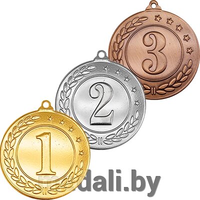 Комплект медалей Камчуга 40мм с лентой 10мм ОТ 10 КОМПЛЕКТОВ 3581-040-000 от компании ЧП «Квадроком-пром» - фото 1