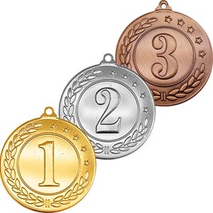 Комплект медалей Камчуга 40мм с лентой 10мм ОТ 10 КОМПЛЕКТОВ 3581-040-000