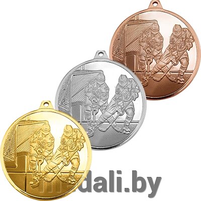 Комплект медалей ПРУФ хоккей 3438-006-000 от компании ЧП «Квадроком-пром» - фото 1