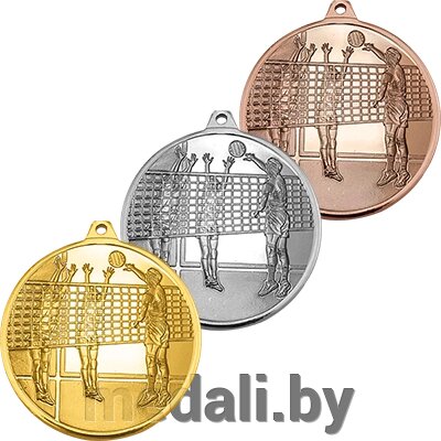 Комплект медалей ПРУФ волейбол 3438-011-000 от компании ЧП «Квадроком-пром» - фото 1