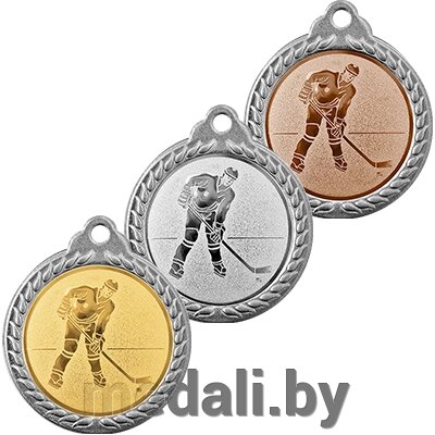 Медаль хоккей 3372-006-300 от компании ЧП «Квадроком-пром» - фото 1