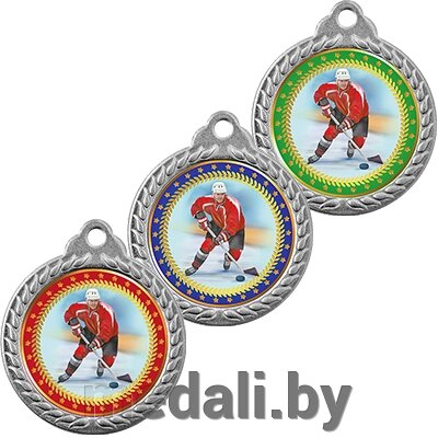 Медаль хоккей 3372-407-002 от компании ЧП «Квадроком-пром» - фото 1