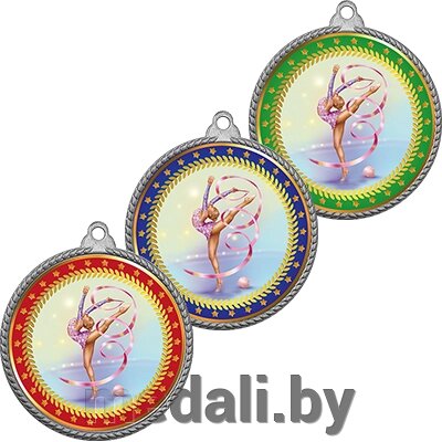 Медаль художественная гимнастика 3372-509-002 от компании ЧП «Квадроком-пром» - фото 1