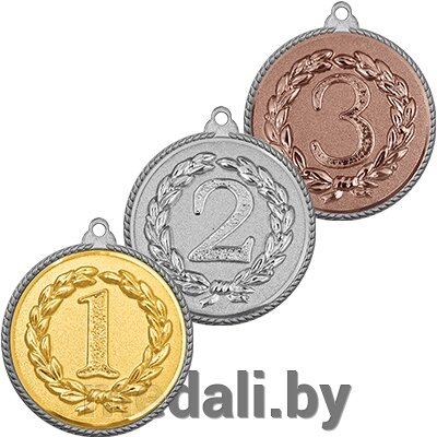 Медаль рельефная 1 место 3372-103-100 от компании ЧП «Квадроком-пром» - фото 1