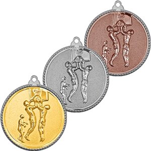 Медаль рельефная баскетбол 3372-110-101