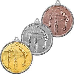 Медаль рельефная волейбол 3372-111-101