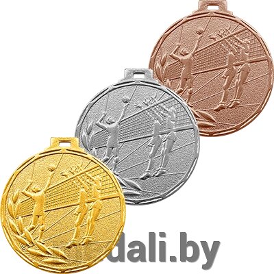 Медаль Волейбол 3400-011-100 от компании ЧП «Квадроком-пром» - фото 1