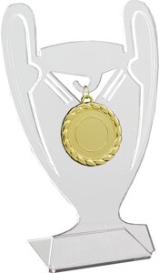 Акриловая награда с медалью 50мм 1781-190-000