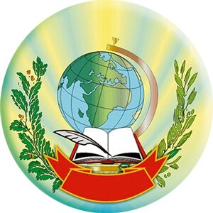 Акриловая эмблема Школа, 25 мм 1378-025-004