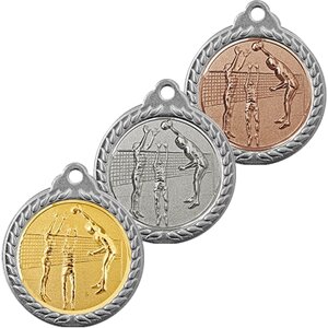 Медаль рельефная волейбол 3372-011-201