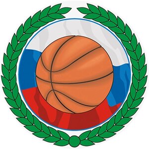Акриловая эмблема баскетбольный мяч 1392-025-002
