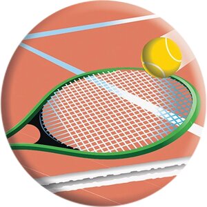 Акриловая эмблема большой теннис 1329-050-012