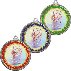 Медаль художественная гимнастика 3372-509-003