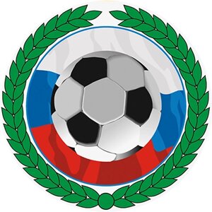 Акриловая эмблема футбольный мяч 1392-025-003