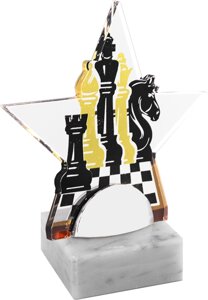 Акриловая награда Шахматы 1759-001-215
