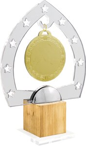 Акриловая награда с медалью 1760-200-000
