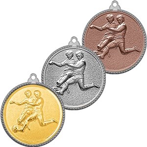 Медаль рельефная футбол 3372-113-301