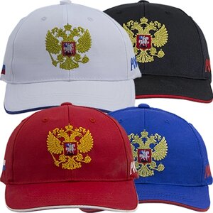 Бейсболка Россия, красная 1633-000-002