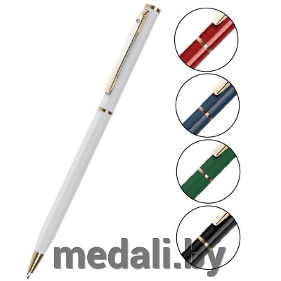 Ручка белая под лазерную гравировку 3236-130-001 от компании ЧП «Квадроком-пром» - фото 1