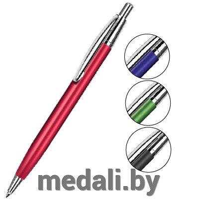 Ручка красная под лазерную гравировку 3238-137-002 от компании ЧП «Квадроком-пром» - фото 1
