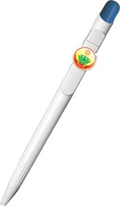 Шариковая ручка с круглой акриловой вставкой 3205-145-303
