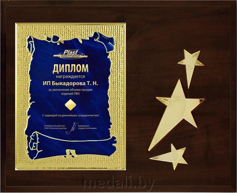 Вариант комплектации плакетки №653 1914-653-300 от компании ЧП «Квадроком-пром» - фото 1