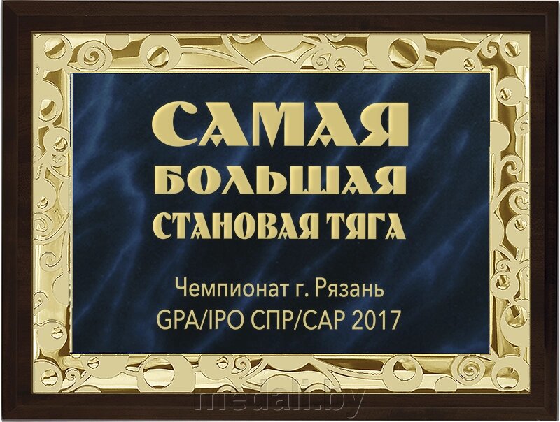 Вариант комплектации плакетки №696 1914-696-200 от компании ЧП «Квадроком-пром» - фото 1