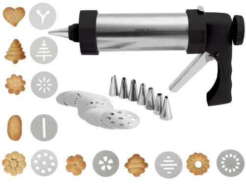 Кондитерский пресс-пистолет для крема и печенья KINGHoff KH-1363 от компании Магазин уютной кухни - фото 1