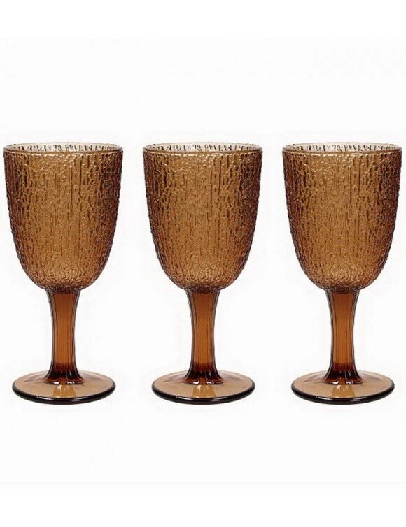 Набор бокалов для вина Tognana Glass Ambra коричневый от компании Магазин уютной кухни - фото 1