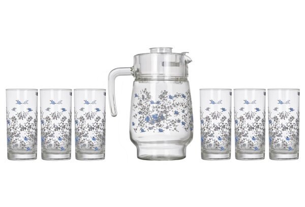 Набор кувшин + стаканы Luminarc Arcopal Romantique N3217 от компании Магазин уютной кухни - фото 1