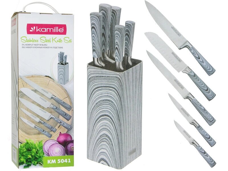 Набор ножей кухонных Kamille KM-5041 ##от компании## Магазин уютной кухни - ##фото## 1